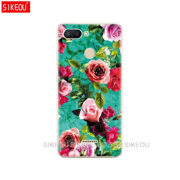 silicone case for Xiaomi Redmi 6 Case Full Protection Soft tpu Back Cover Phone Cases For Redmi6 bumper hongmi 6 Coque marble