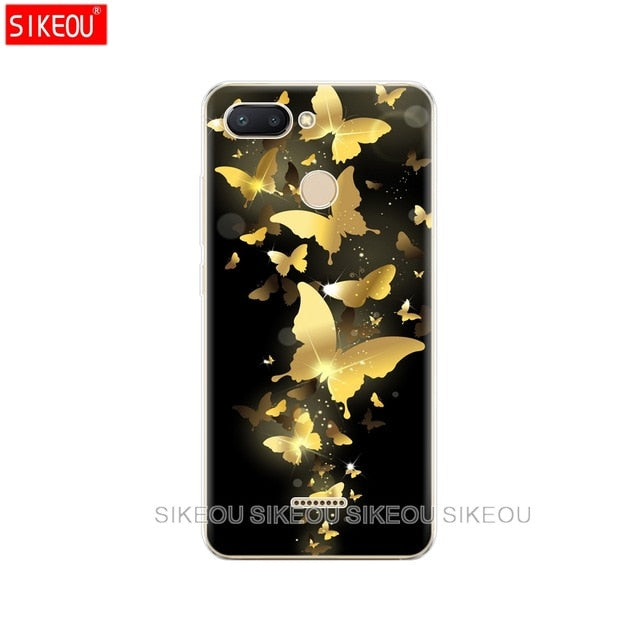 silicone case for Xiaomi Redmi 6 Case Full Protection Soft tpu Back Cover Phone Cases For Redmi6 bumper hongmi 6 Coque marble