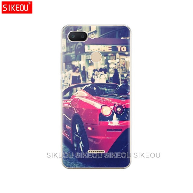 silicone case for Xiaomi Redmi 6 Case Full Protection Soft tpu Back Cover Phone Cases For Redmi6 bumper hongmi 6 Coque marble