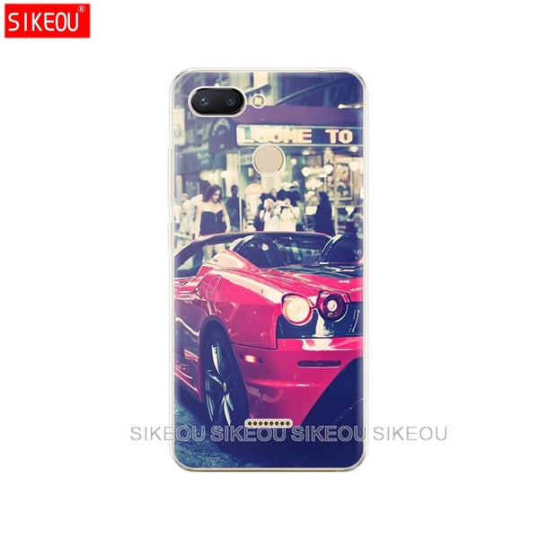 silicone case for Xiaomi Redmi 6 Case Full Protection Soft tpu Back Cover Phone Cases For Redmi6 bumper hongmi 6 Coque marble
