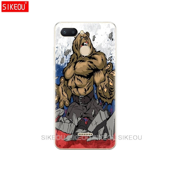 silicone case for Xiaomi Redmi 6 Case Full Protection Soft tpu Back Cover Phone Cases For Redmi6 bumper hongmi 6 Coque marble