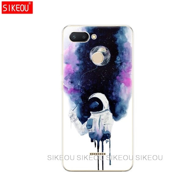 silicone case for Xiaomi Redmi 6 Case Full Protection Soft tpu Back Cover Phone Cases For Redmi6 bumper hongmi 6 Coque marble