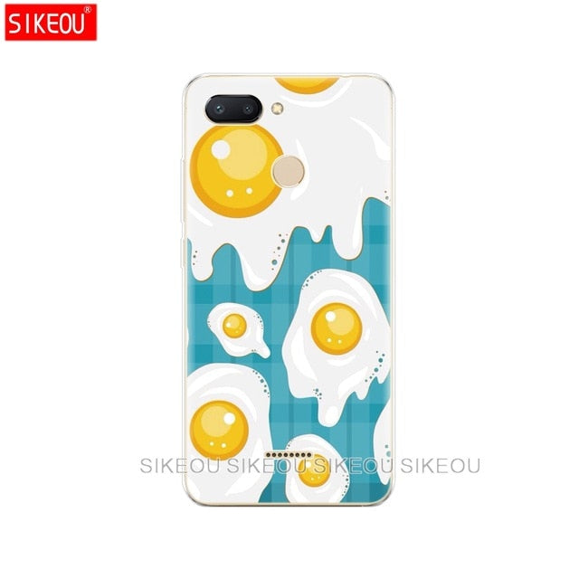 silicone case for Xiaomi Redmi 6 Case Full Protection Soft tpu Back Cover Phone Cases For Redmi6 bumper hongmi 6 Coque marble