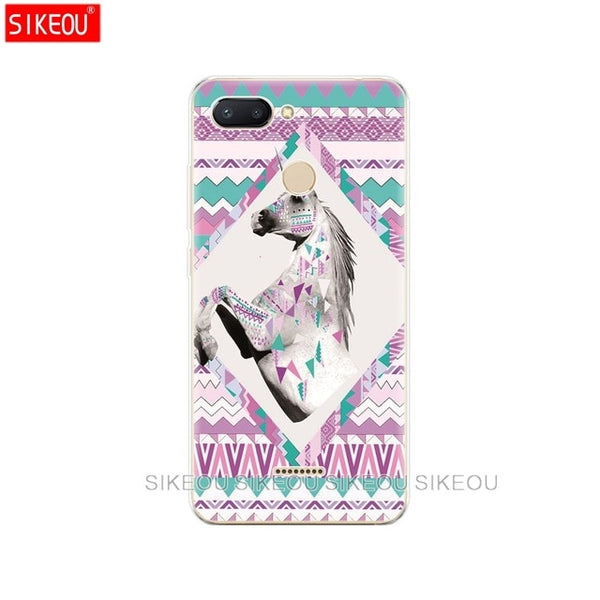 silicone case for Xiaomi Redmi 6 Case Full Protection Soft tpu Back Cover Phone Cases For Redmi6 bumper hongmi 6 Coque marble