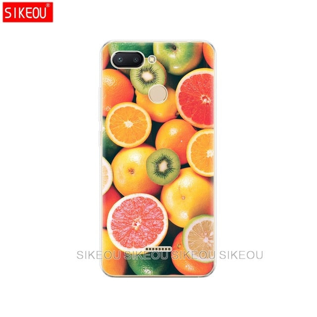 silicone case for Xiaomi Redmi 6 Case Full Protection Soft tpu Back Cover Phone Cases For Redmi6 bumper hongmi 6 Coque marble
