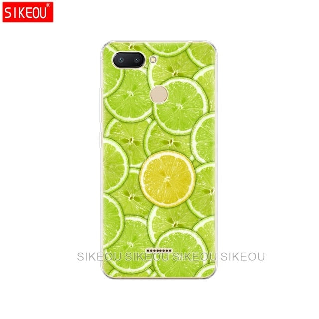 silicone case for Xiaomi Redmi 6 Case Full Protection Soft tpu Back Cover Phone Cases For Redmi6 bumper hongmi 6 Coque marble