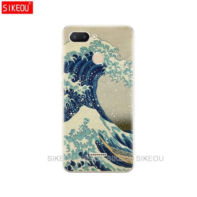 silicone case for Xiaomi Redmi 6 Case Full Protection Soft tpu Back Cover Phone Cases For Redmi6 bumper hongmi 6 Coque marble