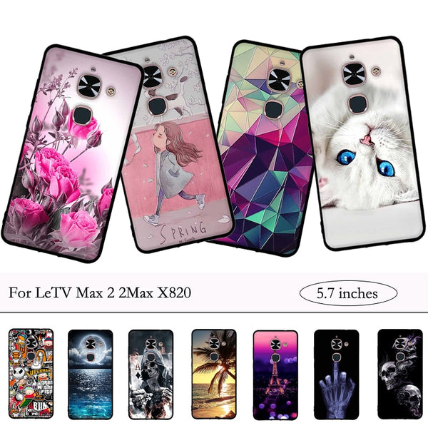 Case For LeTV LeEco Le Eco Max 2 Phone Case Back Cover For LeTV Max2 X820 Soft TPU Silicone Phone Cover for LeTV 2 Max Capa Bags