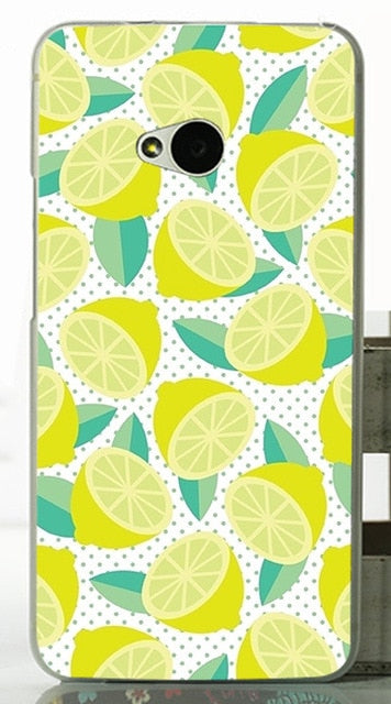 For HTC One M7 Dual Sim 802d High Quality Transpatent Hard Plastic Color Paint Case  Mobile Phone Cover Case