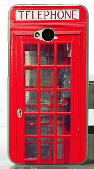 For HTC One M7 Dual Sim 802d High Quality Transpatent Hard Plastic Color Paint Case  Mobile Phone Cover Case