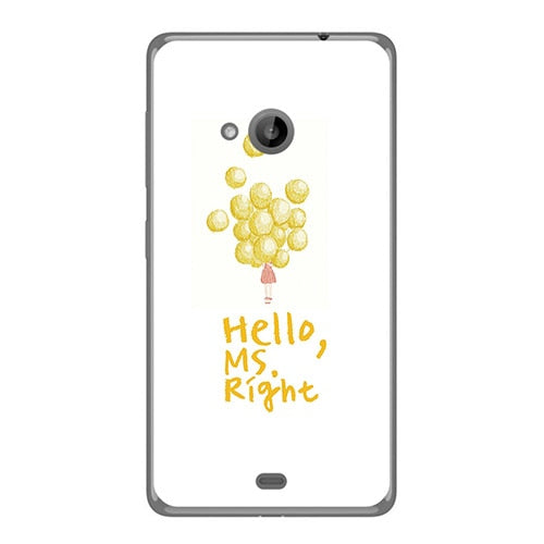 For Microsoft Nokia Lumia 535 5.0 inch Solf TPU Silicone Mobile Phone Cover Bag Cellphone Housing Shell Skin Mask DIY Case
