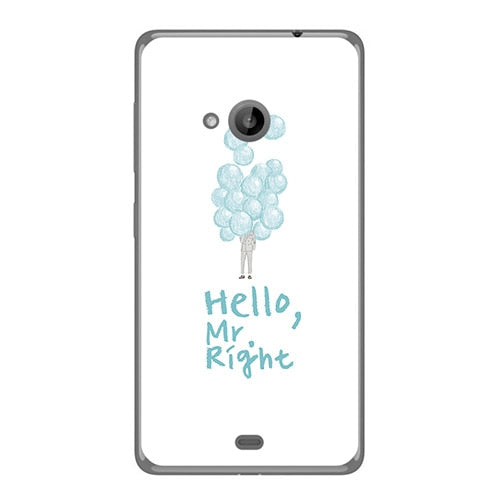 For Microsoft Nokia Lumia 535 5.0 inch Solf TPU Silicone Mobile Phone Cover Bag Cellphone Housing Shell Skin Mask DIY Case