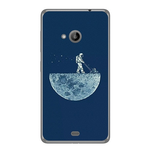 For Microsoft Nokia Lumia 535 5.0 inch Solf TPU Silicone Mobile Phone Cover Bag Cellphone Housing Shell Skin Mask DIY Case