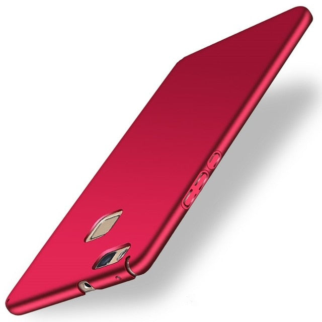 Dreamysow Luxury Hard Back Matte Case for Huawei P9 P8 Lite 2017 P20 lite Frosted PC full Phone Cover For huawei p9 p10 P20 Plus