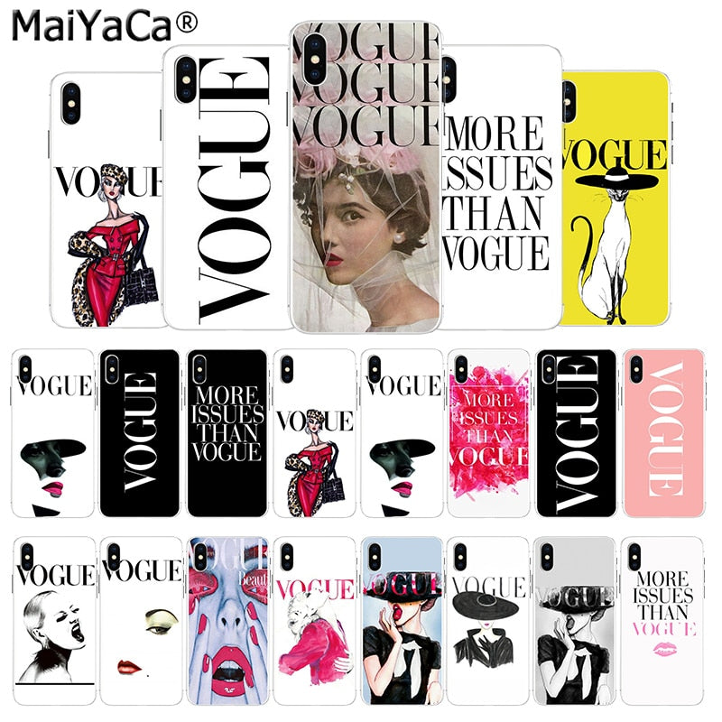 MaiYaCa HOT Woman More Issues than Vogue on sell Phone Case For iPhone X 6 6S 7 7plus 8 8Plus 5 5S SE XS XR XS MAX mobile cover