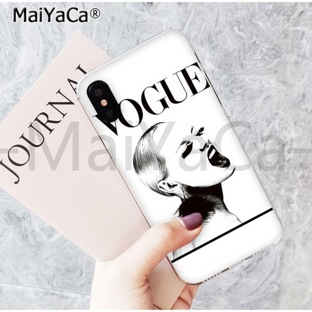 MaiYaCa HOT Woman More Issues than Vogue on sell Phone Case For iPhone X 6 6S 7 7plus 8 8Plus 5 5S SE XS XR XS MAX mobile cover