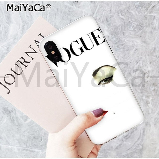 MaiYaCa HOT Woman More Issues than Vogue on sell Phone Case For iPhone X 6 6S 7 7plus 8 8Plus 5 5S SE XS XR XS MAX mobile cover