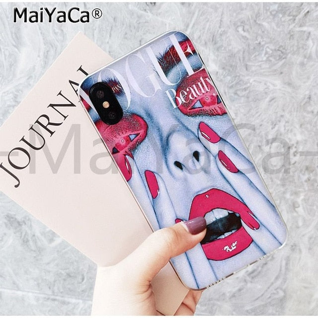 MaiYaCa HOT Woman More Issues than Vogue on sell Phone Case For iPhone X 6 6S 7 7plus 8 8Plus 5 5S SE XS XR XS MAX mobile cover