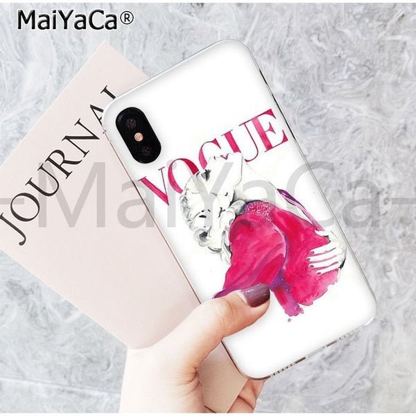 MaiYaCa HOT Woman More Issues than Vogue on sell Phone Case For iPhone X 6 6S 7 7plus 8 8Plus 5 5S SE XS XR XS MAX mobile cover