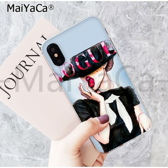 MaiYaCa HOT Woman More Issues than Vogue on sell Phone Case For iPhone X 6 6S 7 7plus 8 8Plus 5 5S SE XS XR XS MAX mobile cover