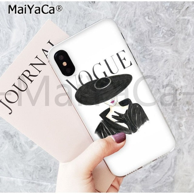 MaiYaCa HOT Woman More Issues than Vogue on sell Phone Case For iPhone X 6 6S 7 7plus 8 8Plus 5 5S SE XS XR XS MAX mobile cover