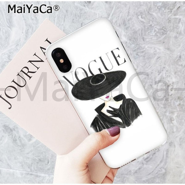 MaiYaCa HOT Woman More Issues than Vogue on sell Phone Case For iPhone X 6 6S 7 7plus 8 8Plus 5 5S SE XS XR XS MAX mobile cover