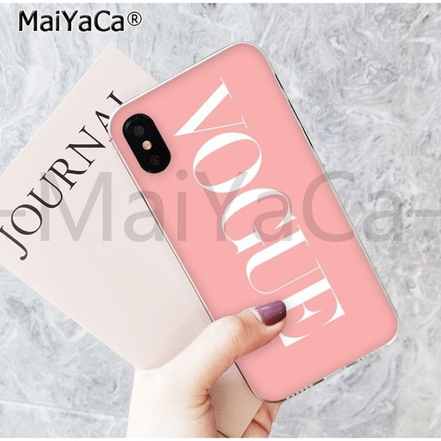 MaiYaCa HOT Woman More Issues than Vogue on sell Phone Case For iPhone X 6 6S 7 7plus 8 8Plus 5 5S SE XS XR XS MAX mobile cover