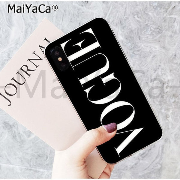 MaiYaCa HOT Woman More Issues than Vogue on sell Phone Case For iPhone X 6 6S 7 7plus 8 8Plus 5 5S SE XS XR XS MAX mobile cover