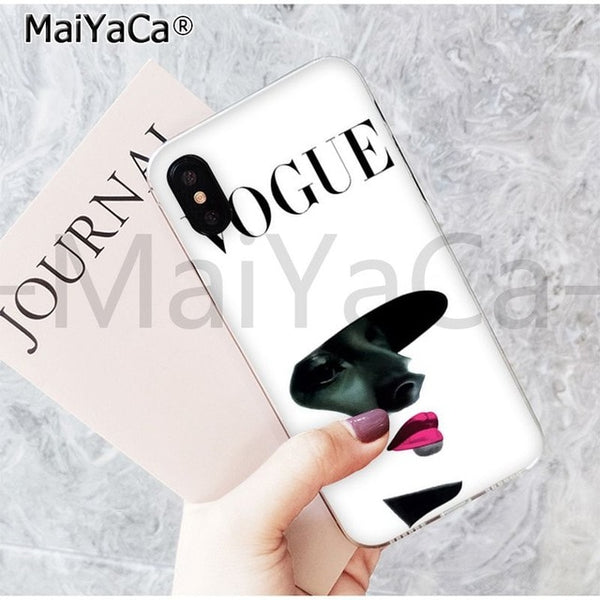 MaiYaCa HOT Woman More Issues than Vogue on sell Phone Case For iPhone X 6 6S 7 7plus 8 8Plus 5 5S SE XS XR XS MAX mobile cover