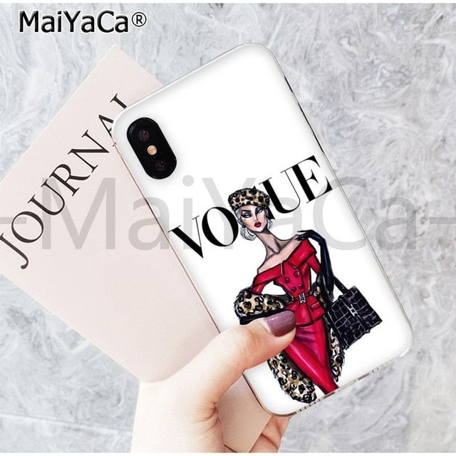 MaiYaCa HOT Woman More Issues than Vogue on sell Phone Case For iPhone X 6 6S 7 7plus 8 8Plus 5 5S SE XS XR XS MAX mobile cover