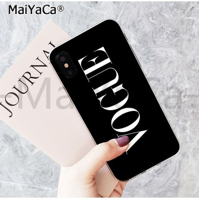 MaiYaCa HOT Woman More Issues than Vogue on sell Phone Case For iPhone X 6 6S 7 7plus 8 8Plus 5 5S SE XS XR XS MAX mobile cover