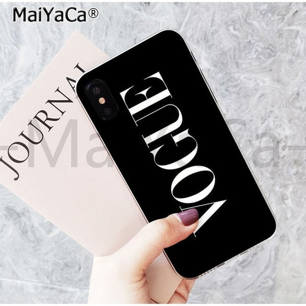 MaiYaCa HOT Woman More Issues than Vogue on sell Phone Case For iPhone X 6 6S 7 7plus 8 8Plus 5 5S SE XS XR XS MAX mobile cover