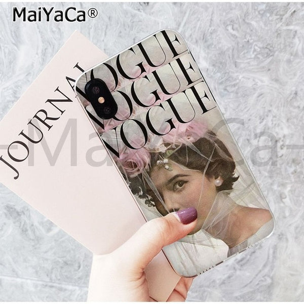 MaiYaCa HOT Woman More Issues than Vogue on sell Phone Case For iPhone X 6 6S 7 7plus 8 8Plus 5 5S SE XS XR XS MAX mobile cover