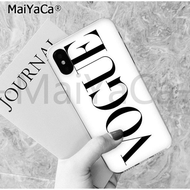 MaiYaCa HOT Woman More Issues than Vogue on sell Phone Case For iPhone X 6 6S 7 7plus 8 8Plus 5 5S SE XS XR XS MAX mobile cover