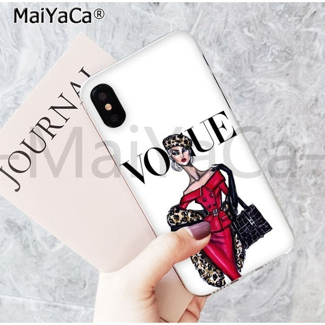 MaiYaCa HOT Woman More Issues than Vogue on sell Phone Case For iPhone X 6 6S 7 7plus 8 8Plus 5 5S SE XS XR XS MAX mobile cover
