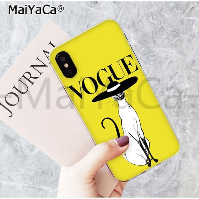 MaiYaCa HOT Woman More Issues than Vogue on sell Phone Case For iPhone X 6 6S 7 7plus 8 8Plus 5 5S SE XS XR XS MAX mobile cover