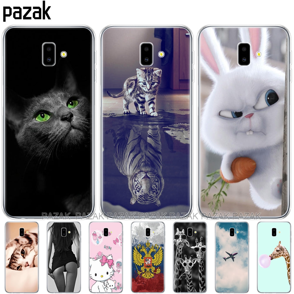 case For Samsung J6 Plus Soft TPU Print Cover For Samsung Galaxy J6Plus 2018 J6+ J 6 Plus J610 J610F Cases Silicone Phone Capas