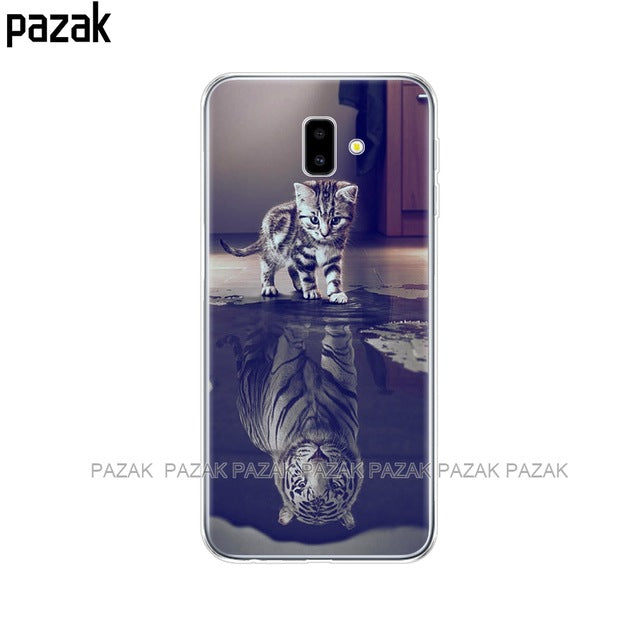 case For Samsung J6 Plus Soft TPU Print Cover For Samsung Galaxy J6Plus 2018 J6+ J 6 Plus J610 J610F Cases Silicone Phone Capas