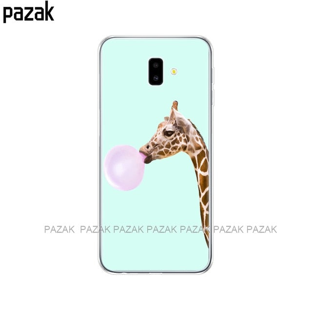 case For Samsung J6 Plus Soft TPU Print Cover For Samsung Galaxy J6Plus 2018 J6+ J 6 Plus J610 J610F Cases Silicone Phone Capas