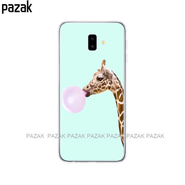 case For Samsung J6 Plus Soft TPU Print Cover For Samsung Galaxy J6Plus 2018 J6+ J 6 Plus J610 J610F Cases Silicone Phone Capas