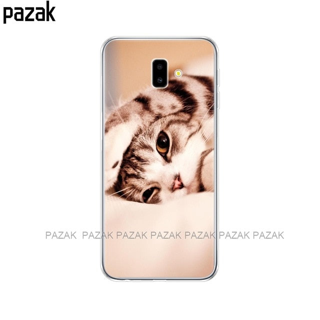 case For Samsung J6 Plus Soft TPU Print Cover For Samsung Galaxy J6Plus 2018 J6+ J 6 Plus J610 J610F Cases Silicone Phone Capas