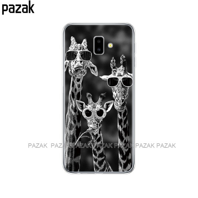 case For Samsung J6 Plus Soft TPU Print Cover For Samsung Galaxy J6Plus 2018 J6+ J 6 Plus J610 J610F Cases Silicone Phone Capas