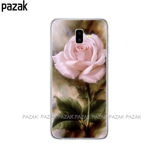 case For Samsung J6 Plus Soft TPU Print Cover For Samsung Galaxy J6Plus 2018 J6+ J 6 Plus J610 J610F Cases Silicone Phone Capas