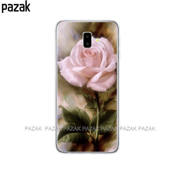case For Samsung J6 Plus Soft TPU Print Cover For Samsung Galaxy J6Plus 2018 J6+ J 6 Plus J610 J610F Cases Silicone Phone Capas