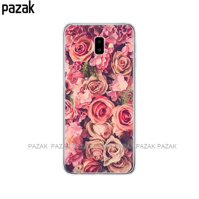 case For Samsung J6 Plus Soft TPU Print Cover For Samsung Galaxy J6Plus 2018 J6+ J 6 Plus J610 J610F Cases Silicone Phone Capas
