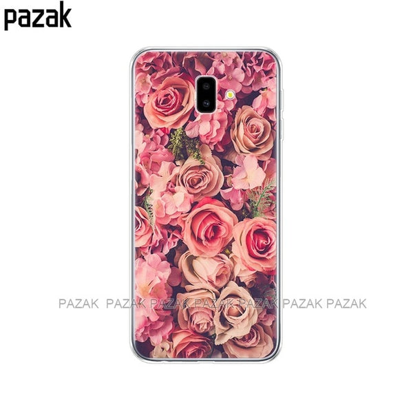 case For Samsung J6 Plus Soft TPU Print Cover For Samsung Galaxy J6Plus 2018 J6+ J 6 Plus J610 J610F Cases Silicone Phone Capas