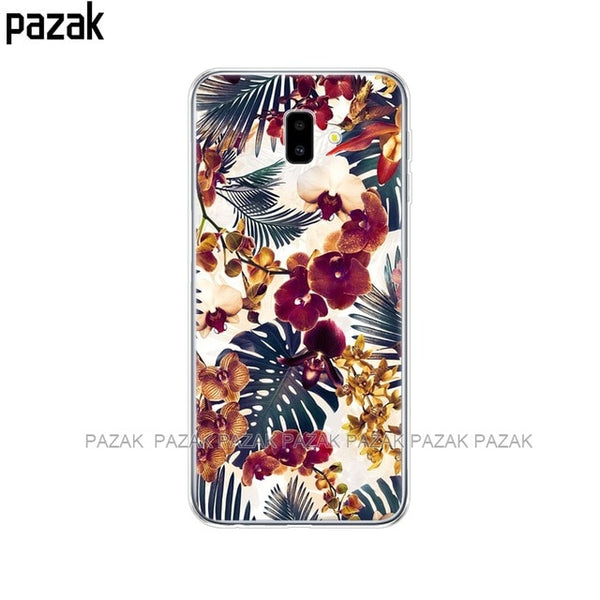 case For Samsung J6 Plus Soft TPU Print Cover For Samsung Galaxy J6Plus 2018 J6+ J 6 Plus J610 J610F Cases Silicone Phone Capas