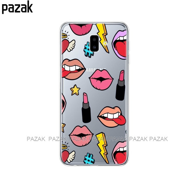 case For Samsung J6 Plus Soft TPU Print Cover For Samsung Galaxy J6Plus 2018 J6+ J 6 Plus J610 J610F Cases Silicone Phone Capas