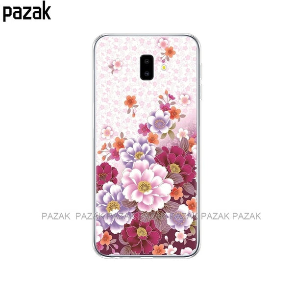 case For Samsung J6 Plus Soft TPU Print Cover For Samsung Galaxy J6Plus 2018 J6+ J 6 Plus J610 J610F Cases Silicone Phone Capas