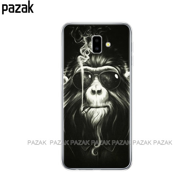 case For Samsung J6 Plus Soft TPU Print Cover For Samsung Galaxy J6Plus 2018 J6+ J 6 Plus J610 J610F Cases Silicone Phone Capas